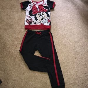 Girls Minnie Mouse shirt & pant set